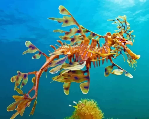 Leafy Seadragon Diamond Painting