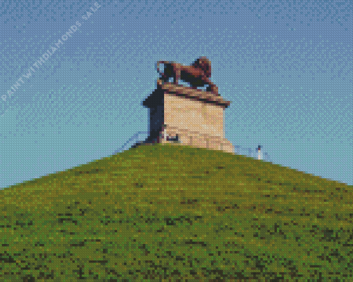 Lions Mound Belgium Diamond Painting