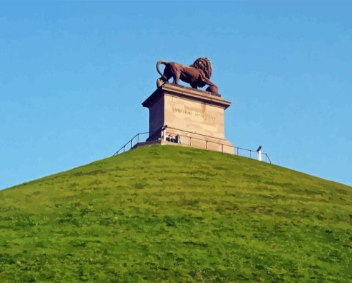 Lions Mound Belgium Diamond Painting