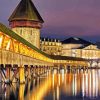 Lucerne Chapel Bridge Diamond Painting