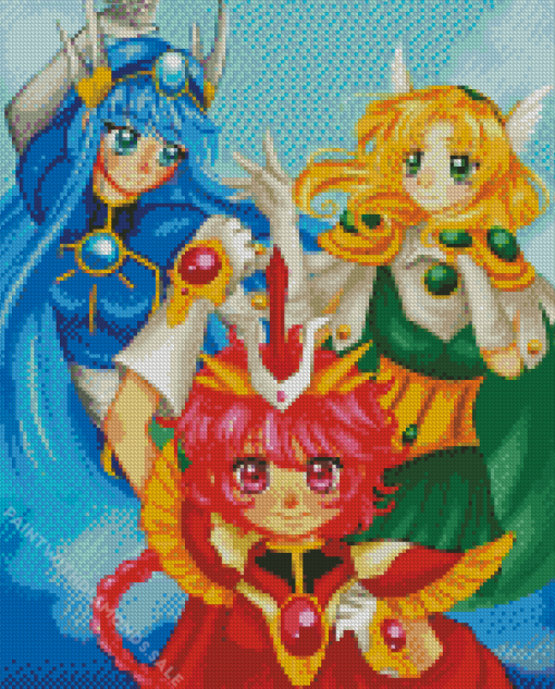 Magic Knight Rayearth Diamond Painting