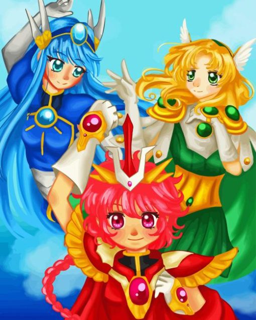 Magic Knight Rayearth Diamond Painting