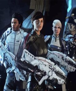 Mass Effect Andromeda Characters Diamond Painting