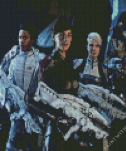 Mass Effect Andromeda Characters Diamond Painting