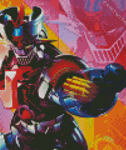 Mazinger Z Robot Diamond Painting