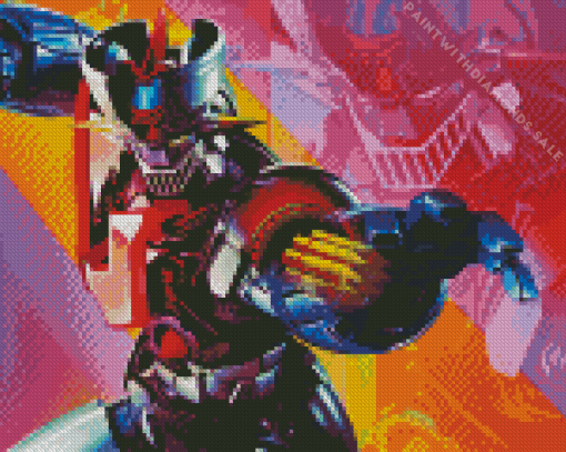 Mazinger Z Robot Diamond Painting