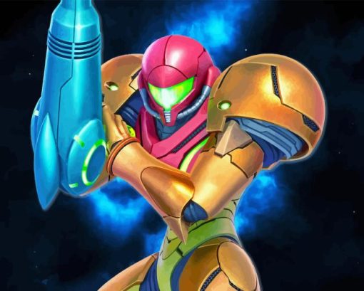 Metroid Diamond Painting