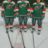 Minnesota Wild Players Diamond Painting