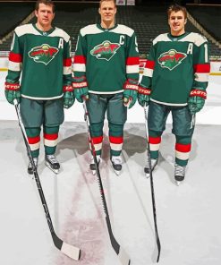 Minnesota Wild Players Diamond Painting