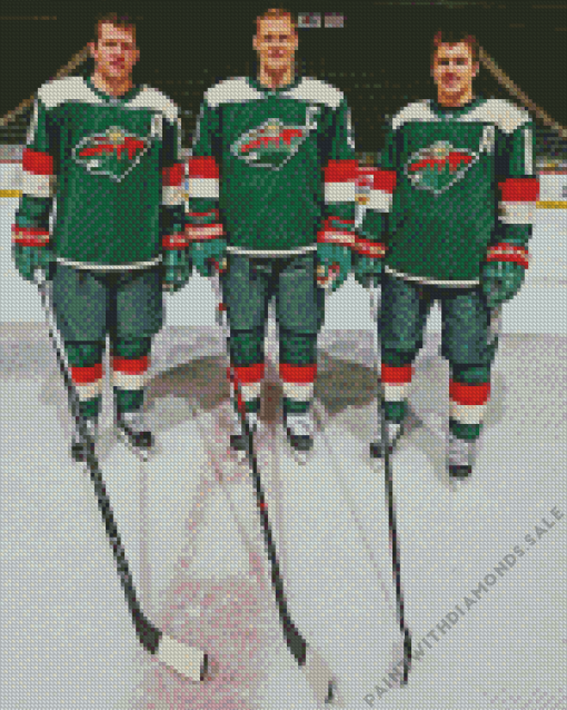 Minnesota Wild Players Diamond Painting