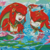 Mipha And Sidon Diamond Painting