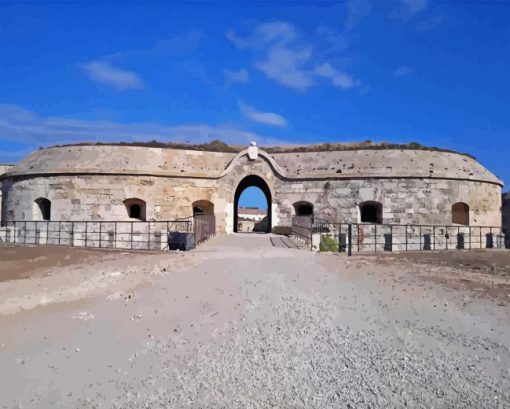 Mola Fortress Diamond Painting