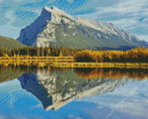 Mount Rundle Art Diamond Painting