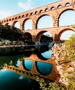 Nimes Pont Du Gard Diamond Painting