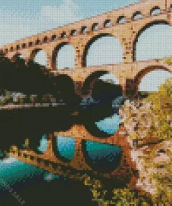 Nimes Pont Du Gard Diamond Painting