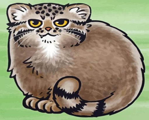 Pallas Cat Diamond Painting