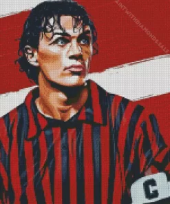 Paolo Maldini Footballer Diamond Painting