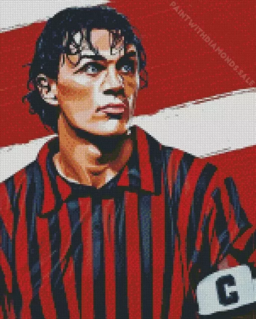 Paolo Maldini Footballer Diamond Painting