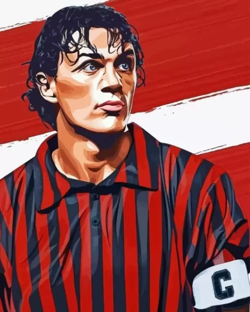 Paolo Maldini Footballer Diamond Painting