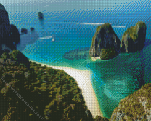 Phra Nang Beach Thailand Diamond Painting