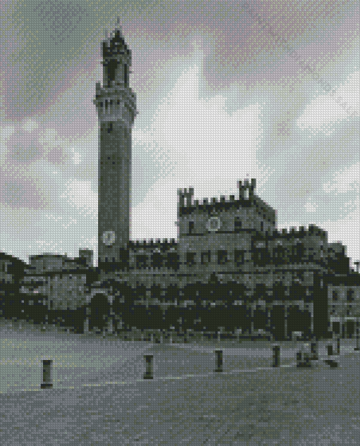 Piazza Del Campo Siena Diamond Painting