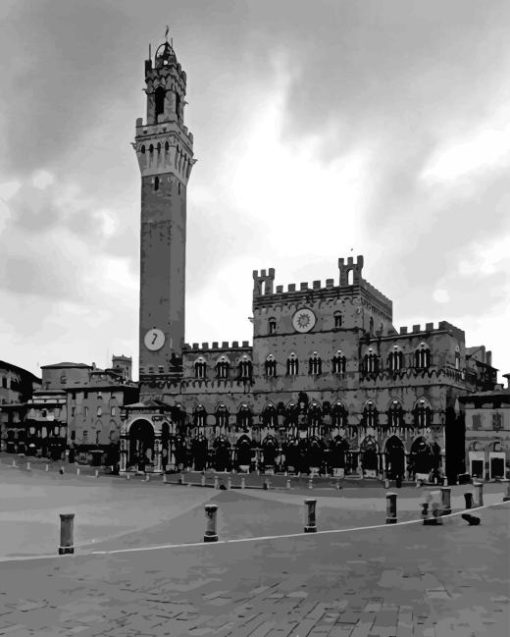 Piazza Del Campo Siena Diamond Painting