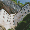 Predjama Castle Art Diamond Painting