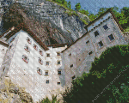 Predjama Castle Art Diamond Painting