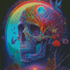 Psychedelic Skull Diamond Painting