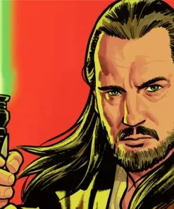 Qui Gon Jinn Diamond Painting