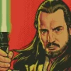 Qui Gon Jinn Diamond Painting