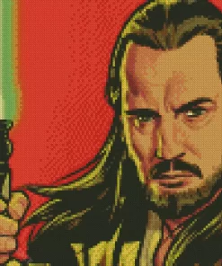 Qui Gon Jinn Diamond Painting