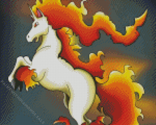 Rapidash Diamond Painting