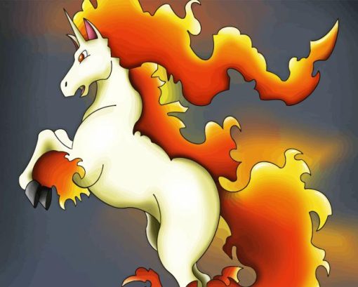 Rapidash Diamond Painting