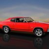 Red Chevy Chevelle Super Sport Diamond Painting