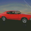 Red Chevy Chevelle Super Sport Diamond Painting