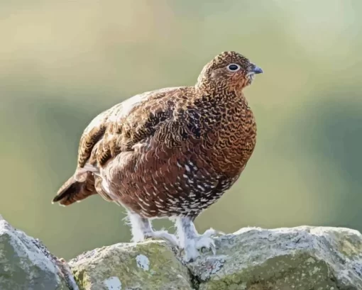 Red Grouse Art Diamond Painting