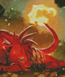 Red XIII Diamond Painting