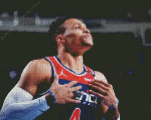 Russell Westbrook Diamond Painting