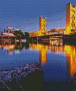 Sacramento Bridge Diamond Painting