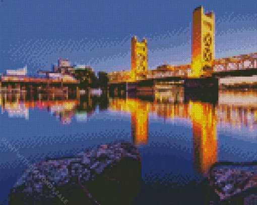 Sacramento Bridge Diamond Painting