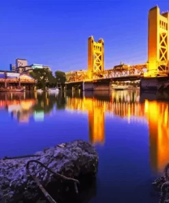 Sacramento Bridge Diamond Painting