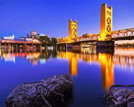 Sacramento Bridge Diamond Painting