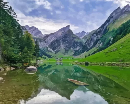 Seealpsee Diamond Painting