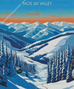 Ski Valley Taos Diamond Painting