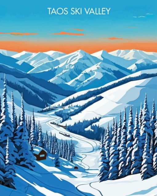 Ski Valley Taos Diamond Painting