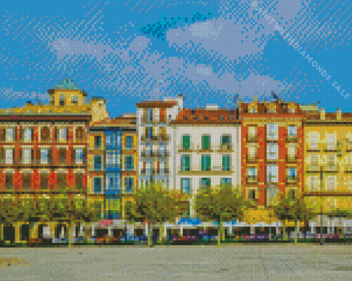 Spain Pamplona Diamond Painting