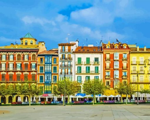 Spain Pamplona Diamond Painting