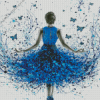 Splatter Butterfly Ballerina Diamond Painting