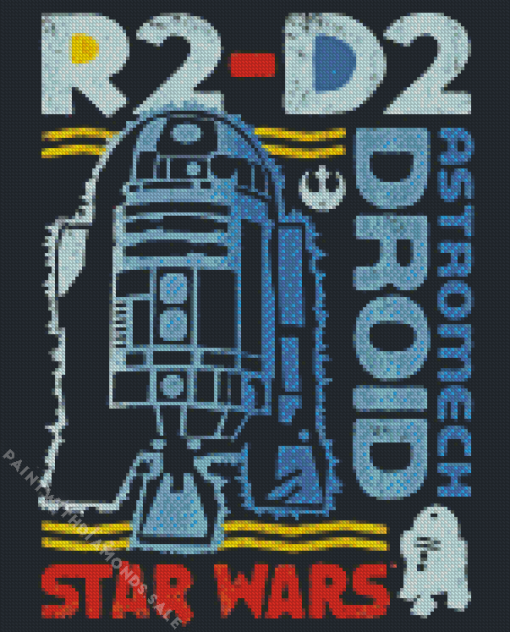 Star Wars R2D2 Diamond Painting